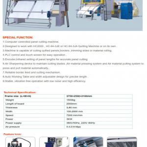 HC-QG-E Computerized panel cutting machine